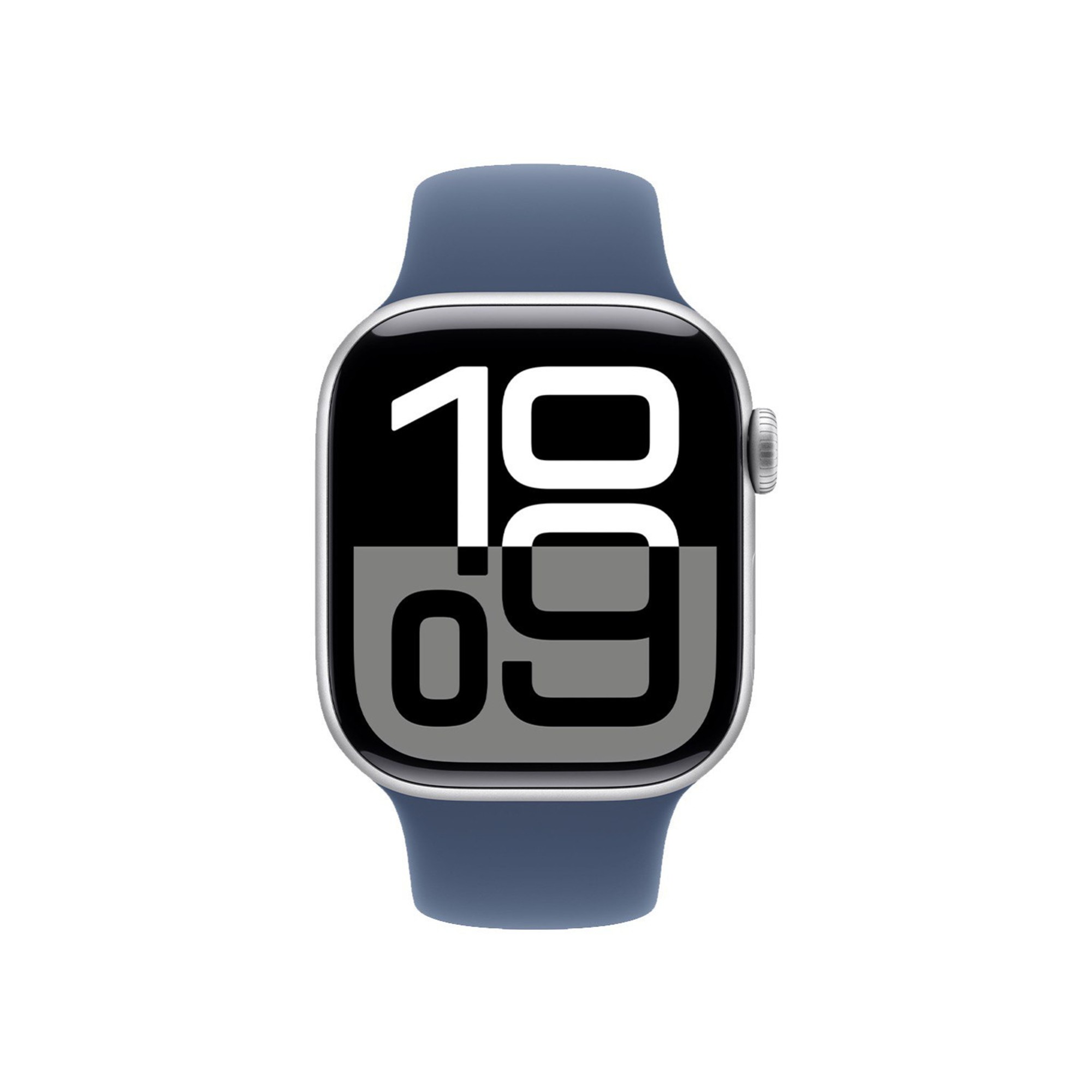 Apple Watch Series 10 GPS 42mm Silver Alu. Case w. Denim Sport Band - S/M (MWWA3) б/в